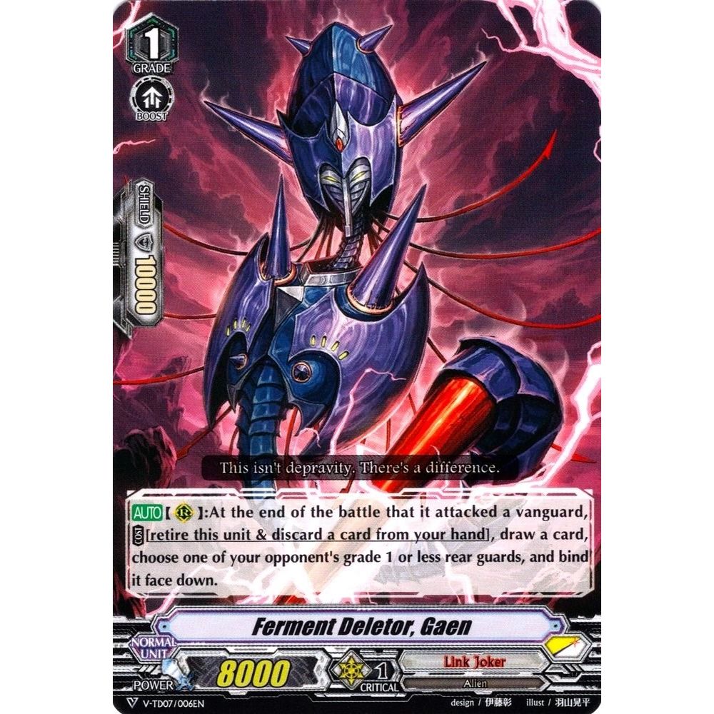 Image for Ferment Deletor, Gaen (V-TD07/006EN) (V-TD07) - Cardfight Vanguard