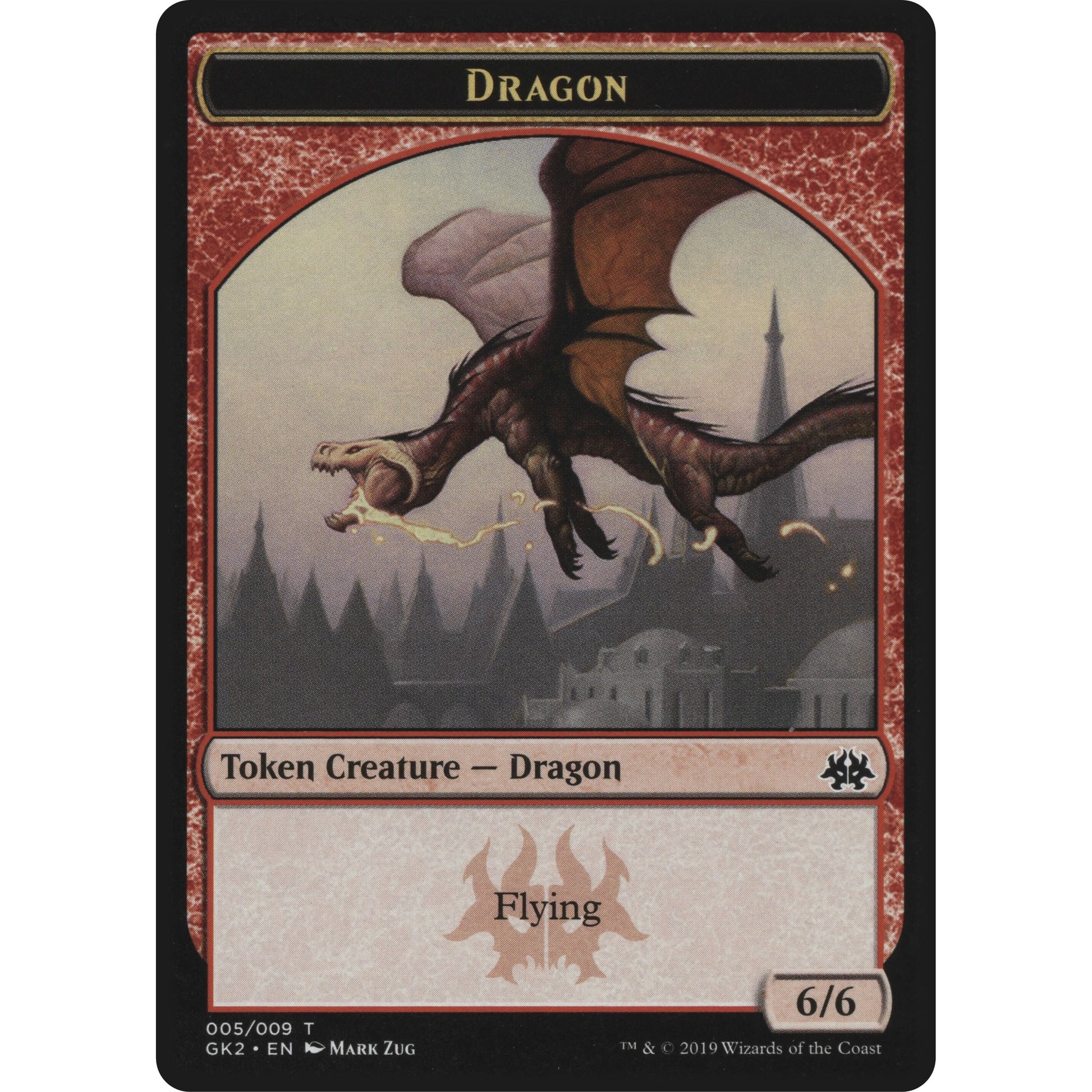Image for Dragon // Goblin Double-Sided Token (5 // 6) (GK2) - Magic: The Gathering