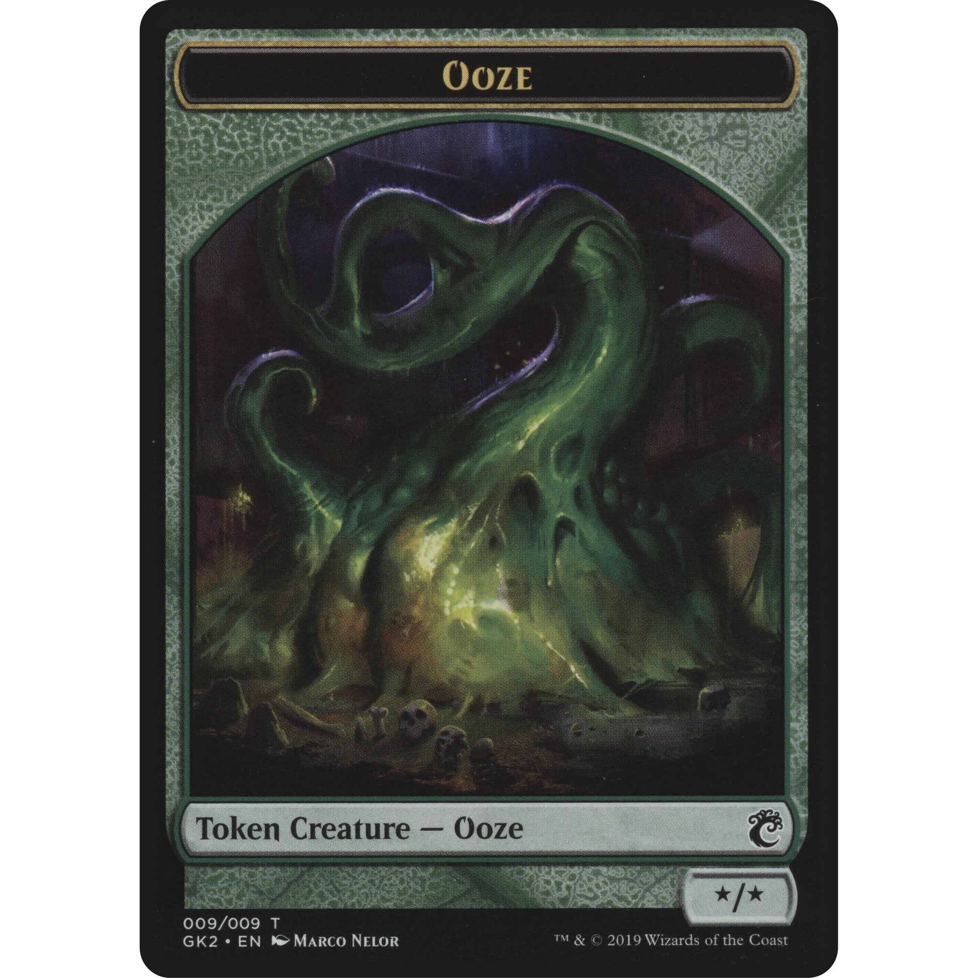 Image for Ooze // Frog Lizard Double-Sided Token (9 // 6) (GK2) - Magic: The Gathering