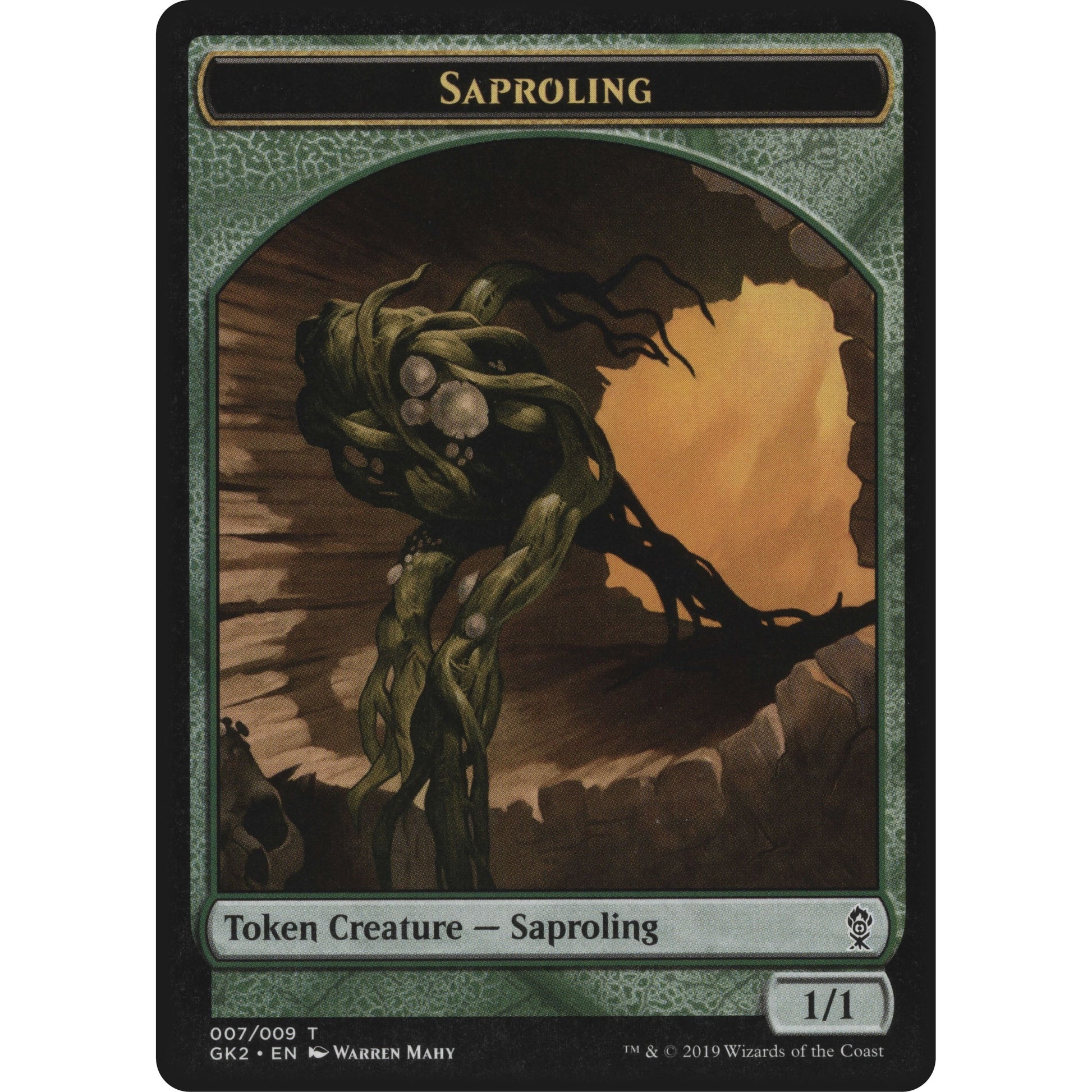 Image for Saproling // Wurm Double-Sided Token (7 // 8) (GK2) - Magic: The Gathering
