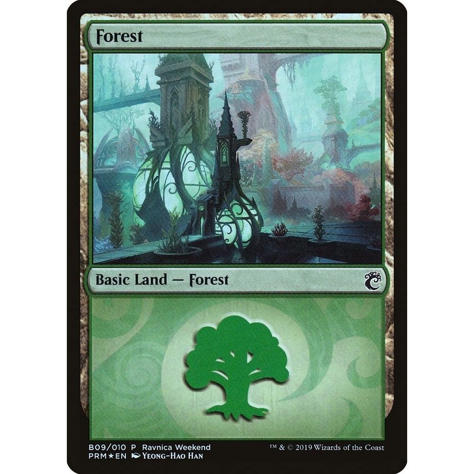 Image for Forest - Simic (B09) (9) (LARP) - Magic: The Gathering