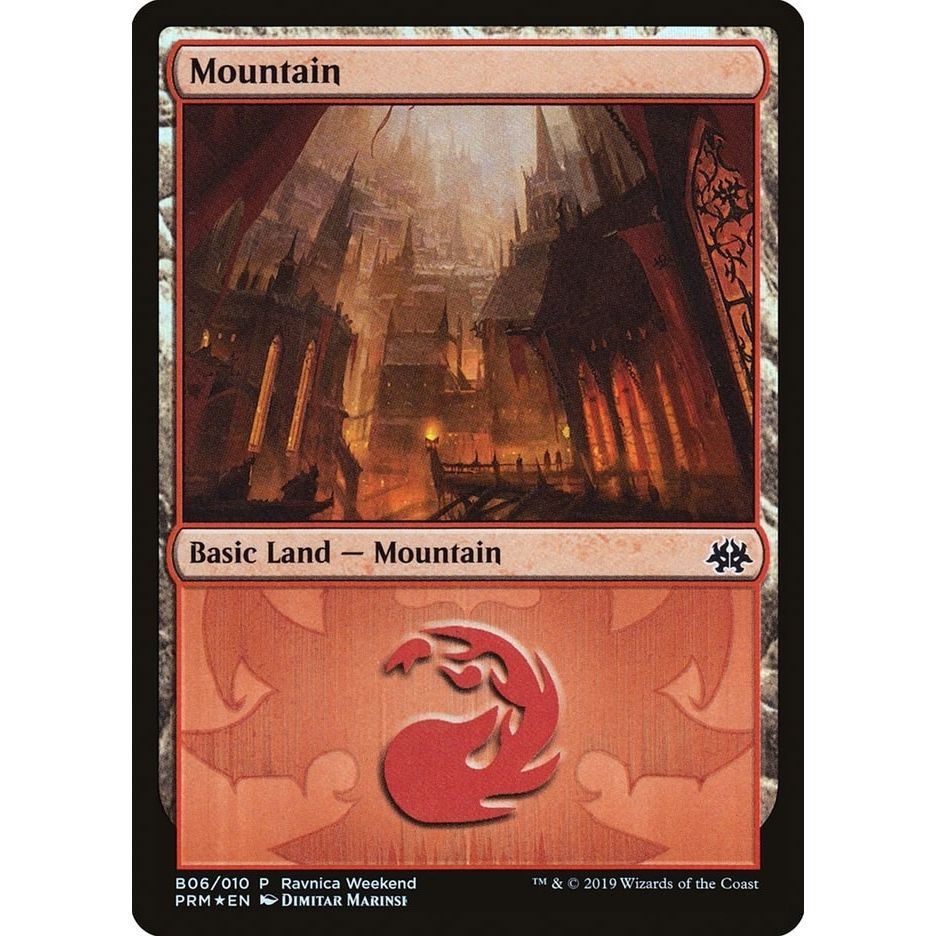 Image for Mountain - Rakdos (B06) (6) (LARP) - Magic: The Gathering