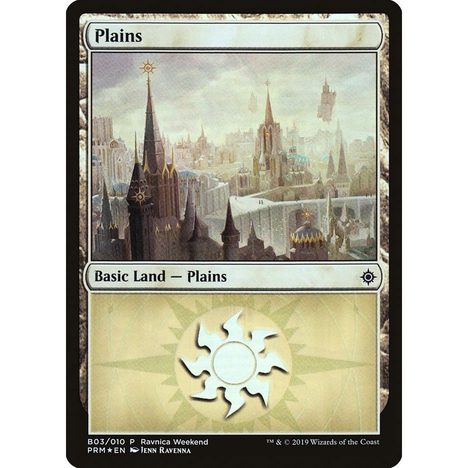 Image for Plains - Orzhov (B03) (3) (LARP) - Magic: The Gathering