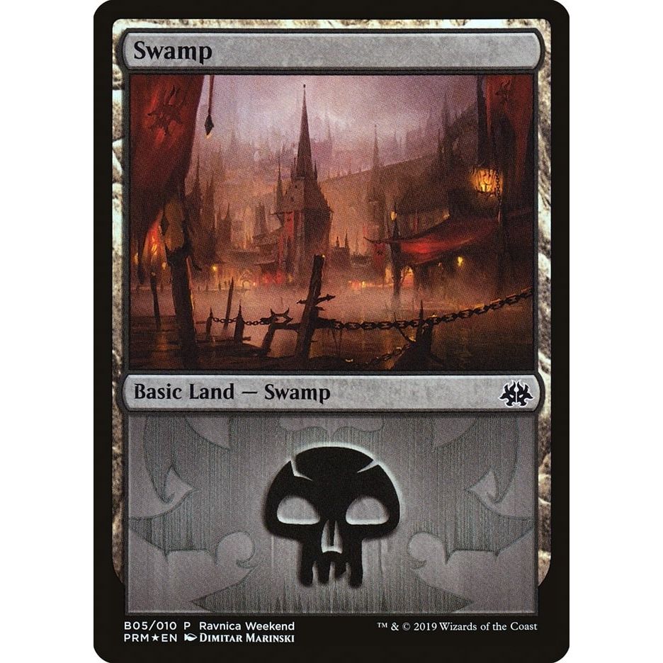 Image for Swamp - Rakdos (B05) (5) (LARP) - Magic: The Gathering