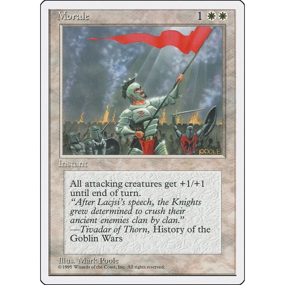 Image for Morale (4ED) - Magic: The Gathering