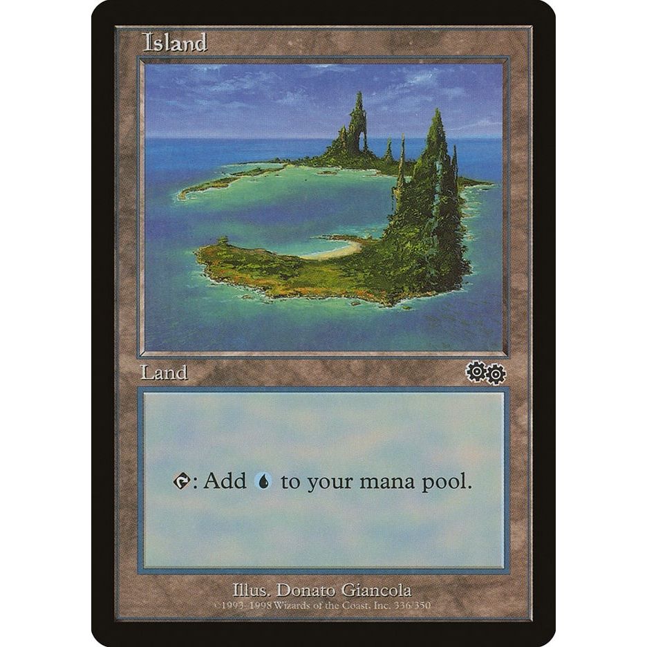 Image for Island (336) (336) (USG) - Magic: The Gathering