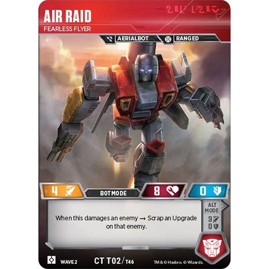 Image for Air Raid - Fearless Flyer (2) (TRW2) - Transformers TCG