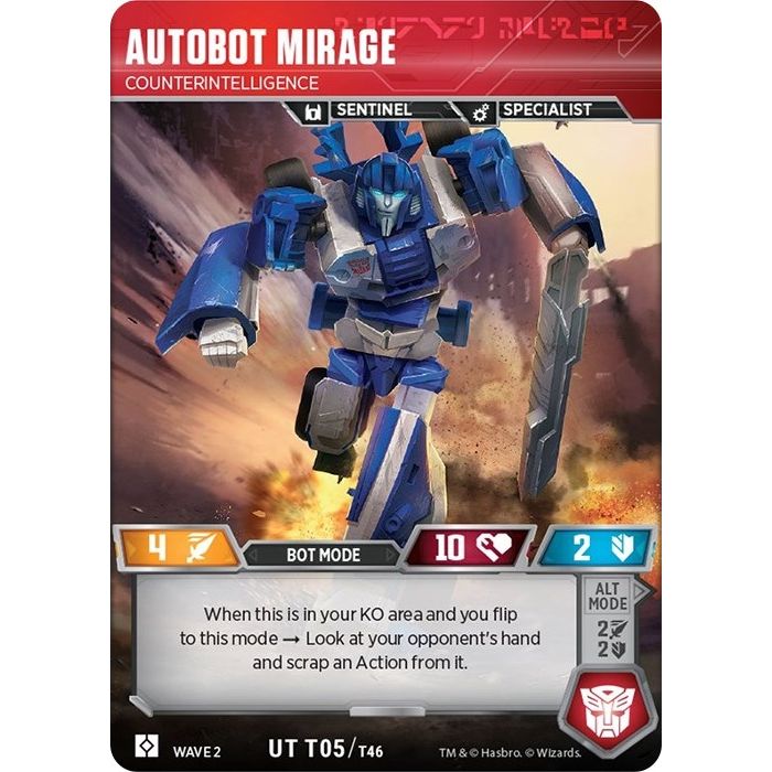 Image for Autobot Mirage - Counterintelligence (5) (TRW2) - Transformers TCG