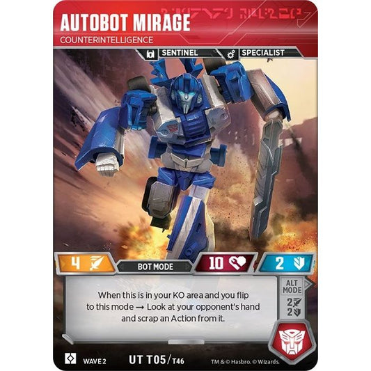 Image for Autobot Mirage - Counterintelligence (5) (TRW2) - Transformers TCG