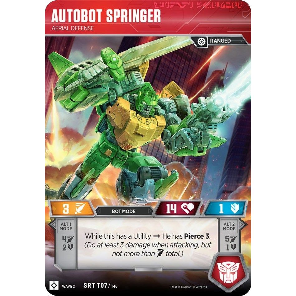 Image for Autobot Springer - Aerial Defense (7) (TRW2) - Transformers TCG