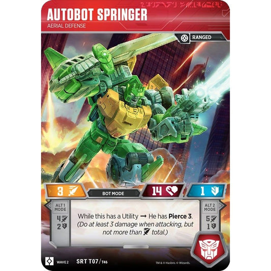 Image for Autobot Springer - Aerial Defense (7) (TRW2) - Transformers TCG