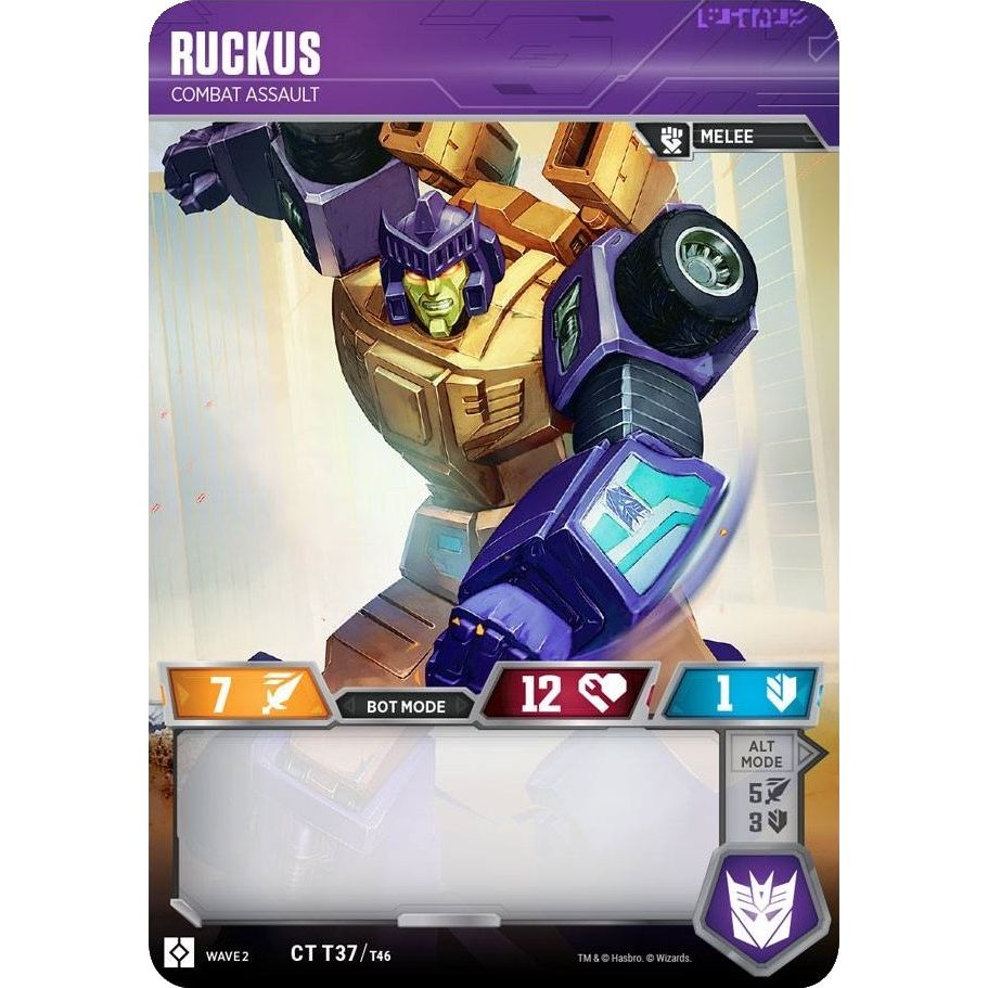 Image for Ruckus - Combat Assault (37) (TRW2) - Transformers TCG