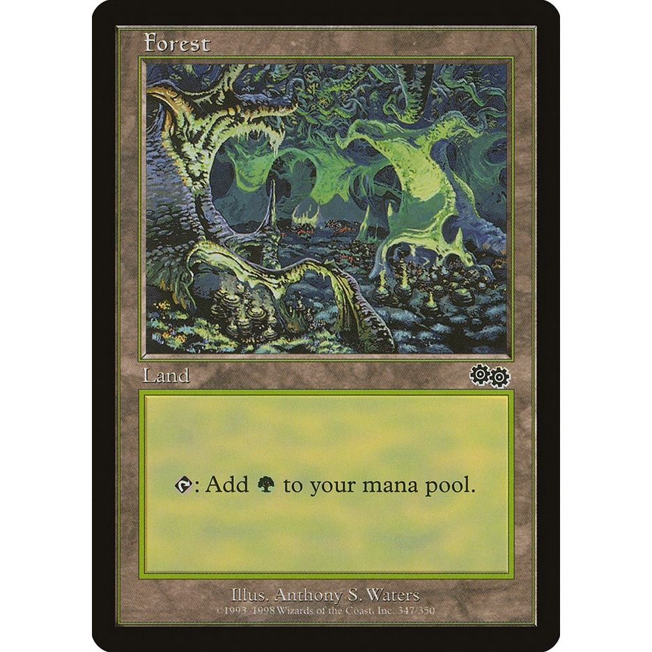 Image for Forest (347) (347) (USG) - Magic: The Gathering