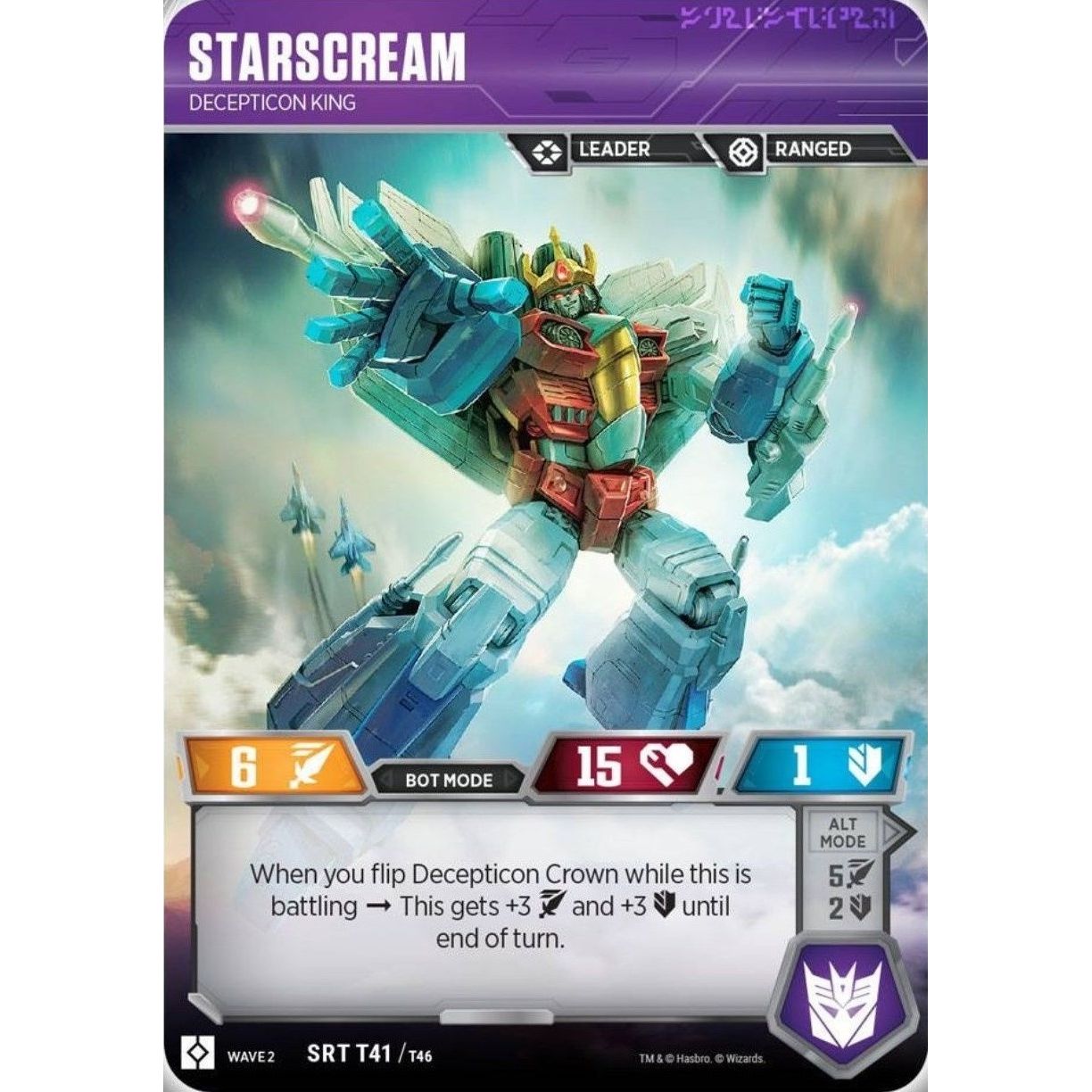 Image for Starscream - Decepticon King (41) (TRW2) - Transformers TCG