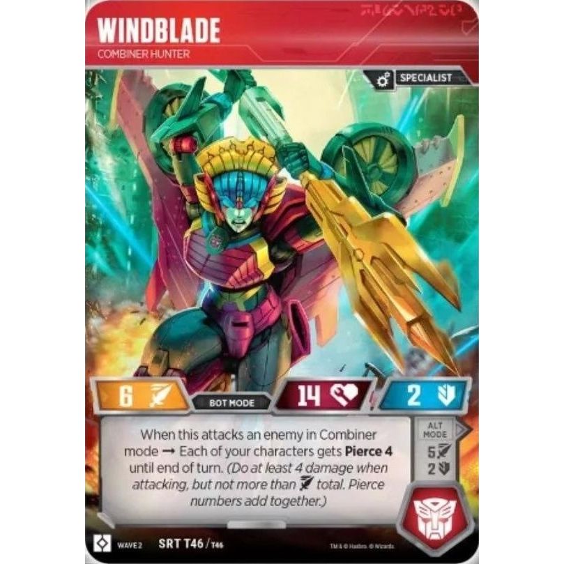 Image for Windblade - Combiner Hunter (46) (TRW2) - Transformers TCG
