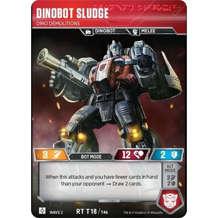 Image for Dinobot Sludge - Dino Demolitions (18) (TRW2) - Transformers TCG