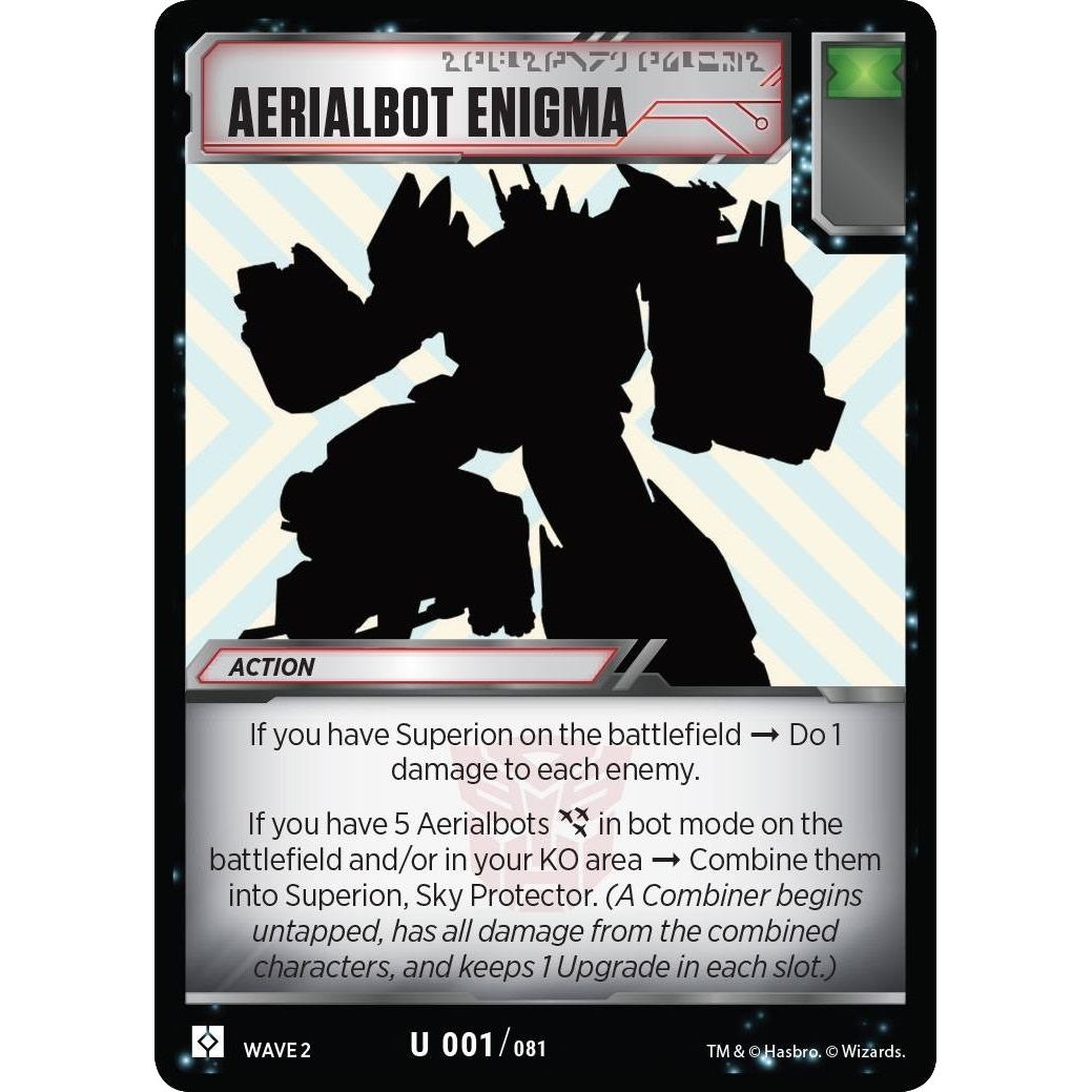 Image for Aerialbot Enigma (1) (TRW2) - Transformers TCG