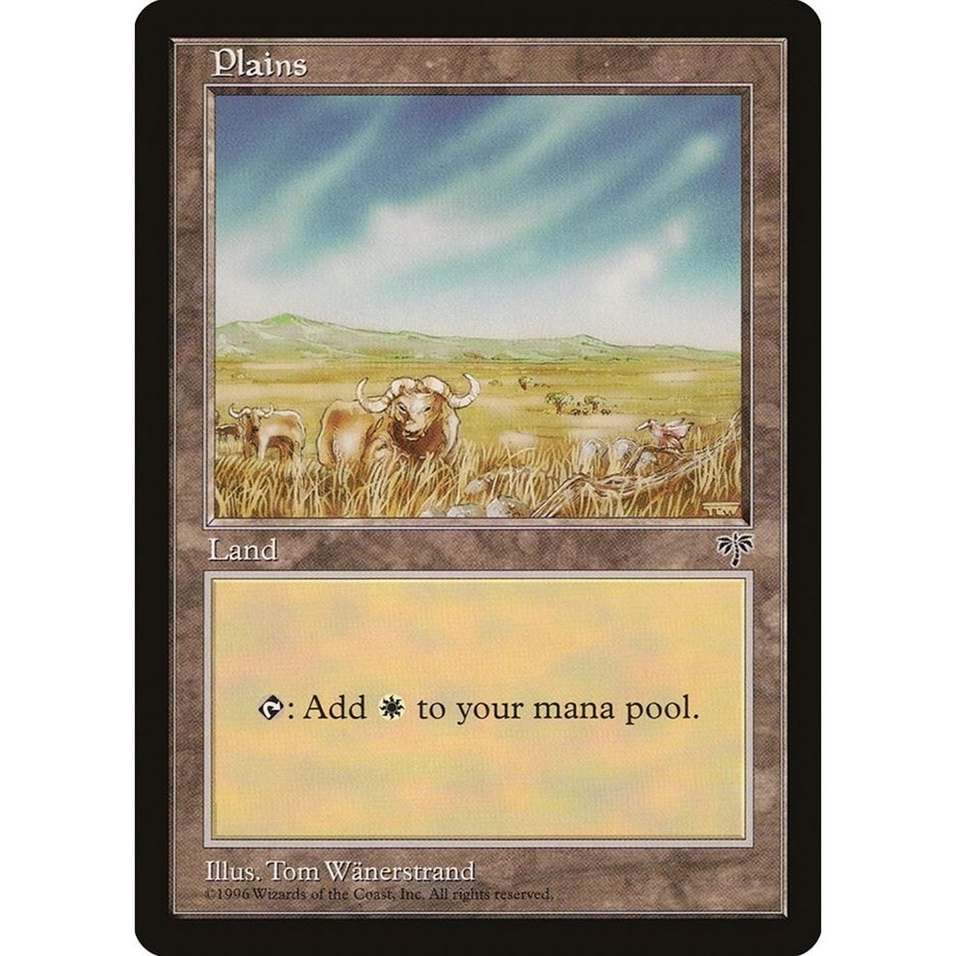 Image for Plains (Buffalo) (MIR) - Magic: The Gathering
