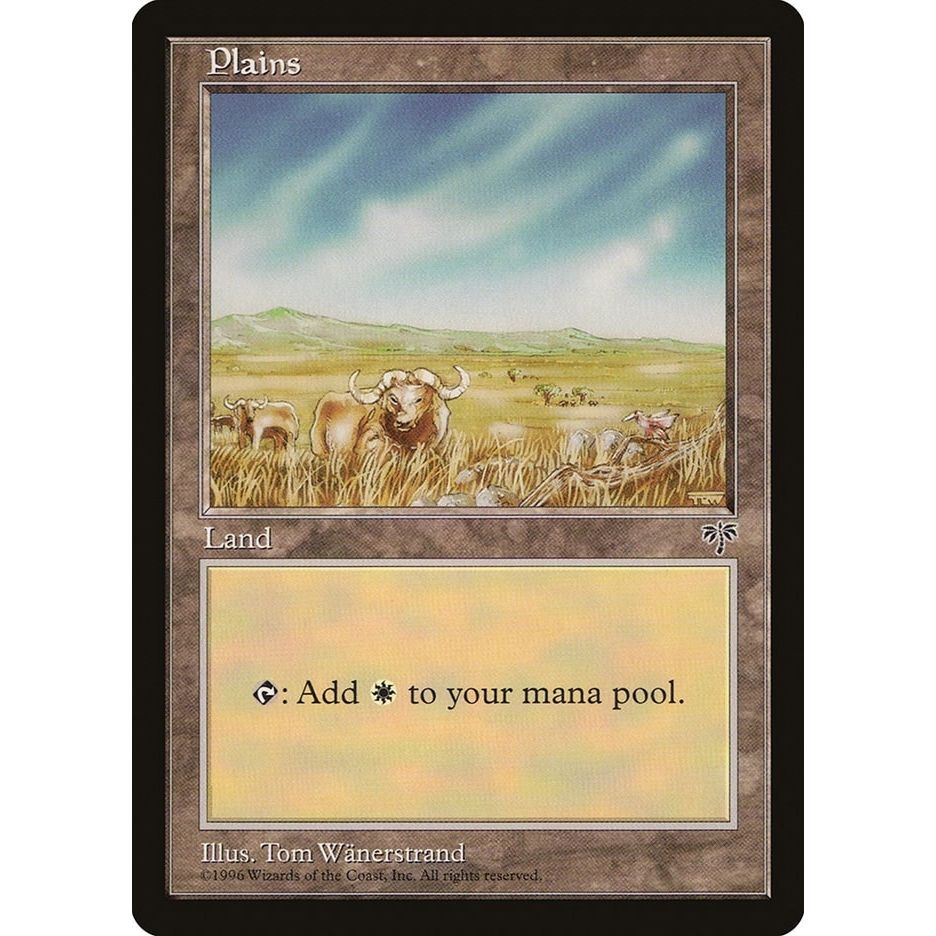 Image for Plains (Buffalo) (MIR) - Magic: The Gathering