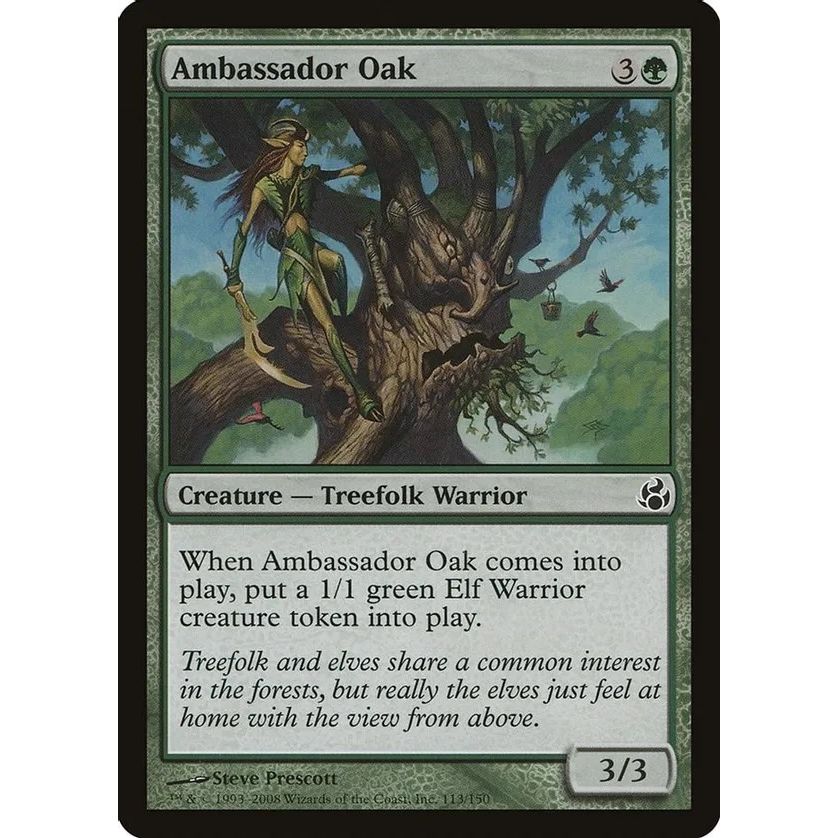 Image for Ambassador Oak (Morningtide) (113) (OVER) - Magic: The Gathering