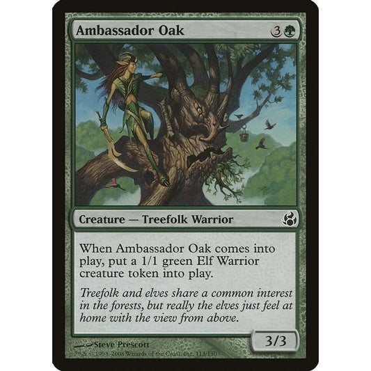 Image for Ambassador Oak (Morningtide) (113) (OVER) - Magic: The Gathering