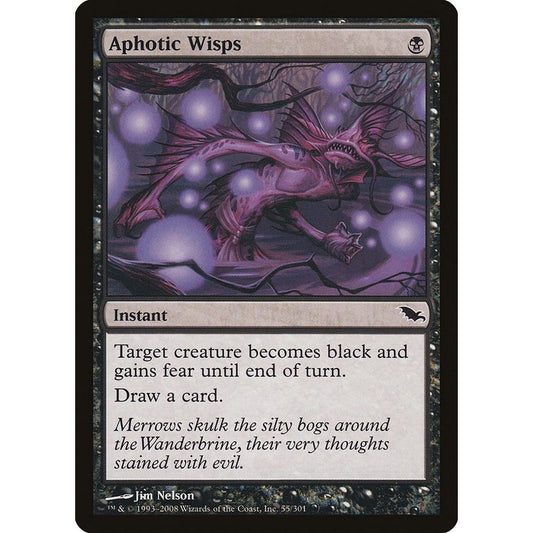 Image for Aphotic Wisps (55) (SHM) - Magic: The Gathering