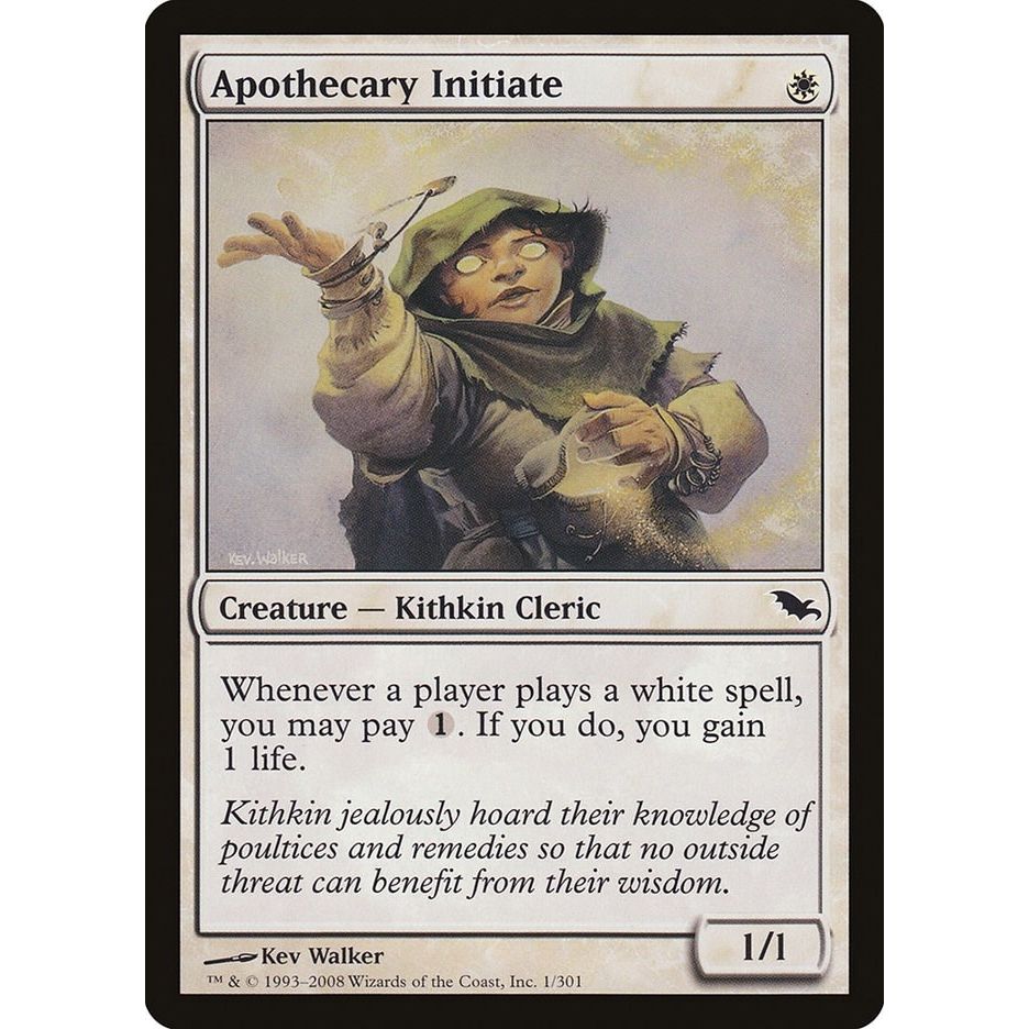 Image for Apothecary Initiate (1) (SHM) - Magic: The Gathering