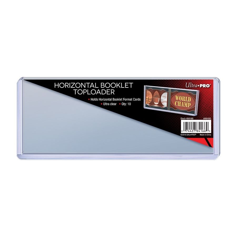 Image for Horizontal Booklet Toploader (10-Count) - Collectible Storage