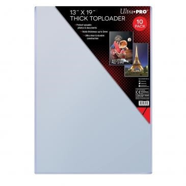 Image for 13" x 19" Thick Toploader (10-Count) - Collectible Storage