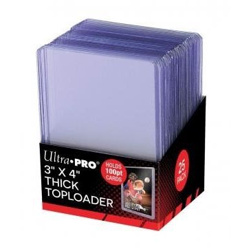 Image for 3" x 4" Thick 100PT Toploader (25-Count) - Collectible Storage
