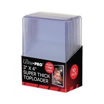 Image for 3" x 4" Thick 130PT Toploader (10-Count) - Collectible Storage