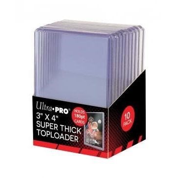 Image for 3" x 4" Super Thick 180PT Toploader (10-Count) - Collectible Storage
