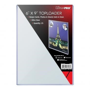 Image for 6" x 9" Clear Toploader (25-Count) - Collectible Storage