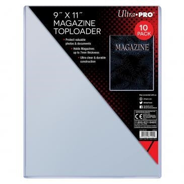 Image for 9" x 11.2" Thick Magazine Toploader (10-Count) - Collectible Storage