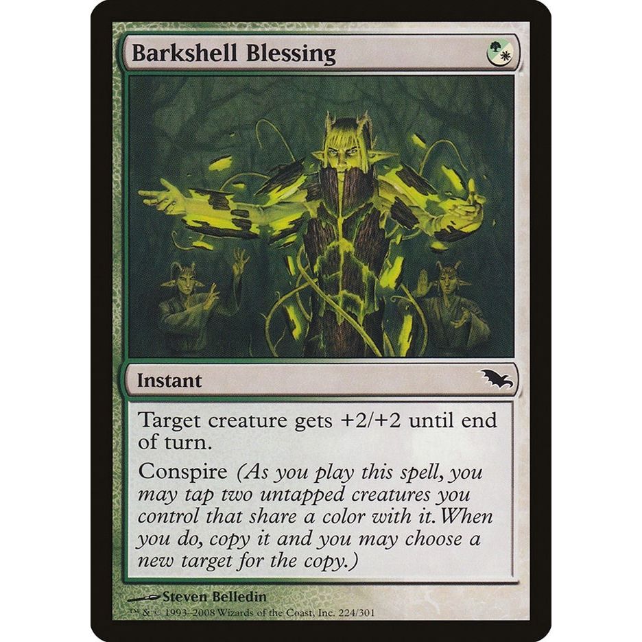 Image for Barkshell Blessing (224) (SHM) - Magic: The Gathering