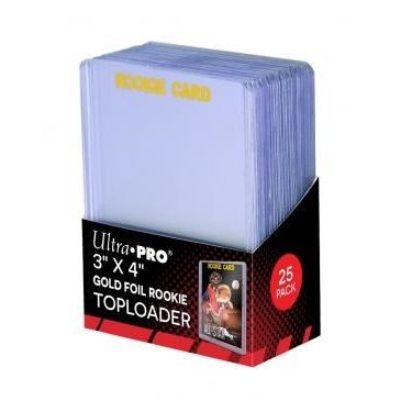 Image for 3" x 4" Rookie Gold Toploader (25-Count) - Collectible Storage