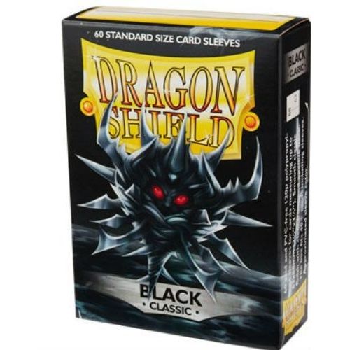 Image for Dragon Shield Classic Standard Sleeves - Black (60-Pack) - Card Sleeves