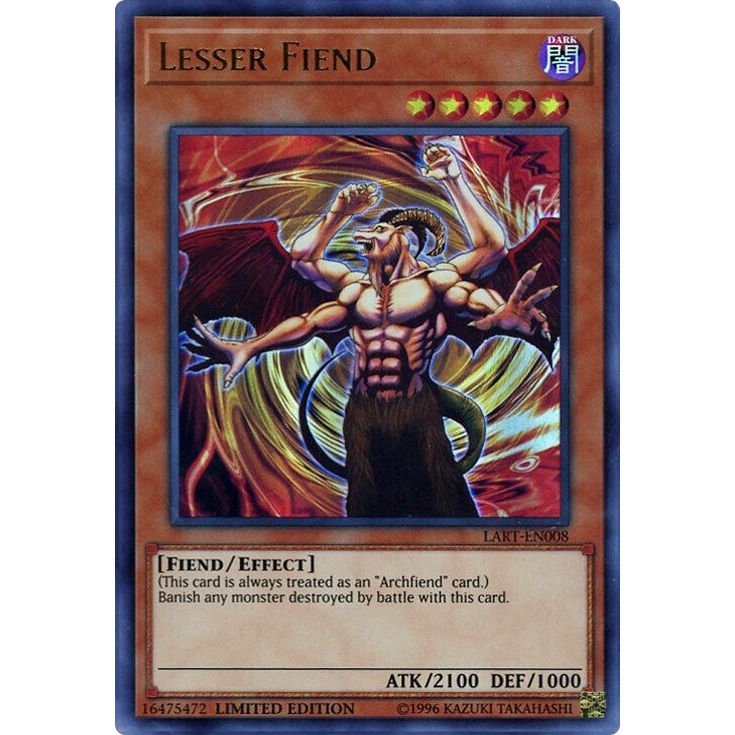 Image for Lesser Fiend (LART-EN008) (LART) - YuGiOh