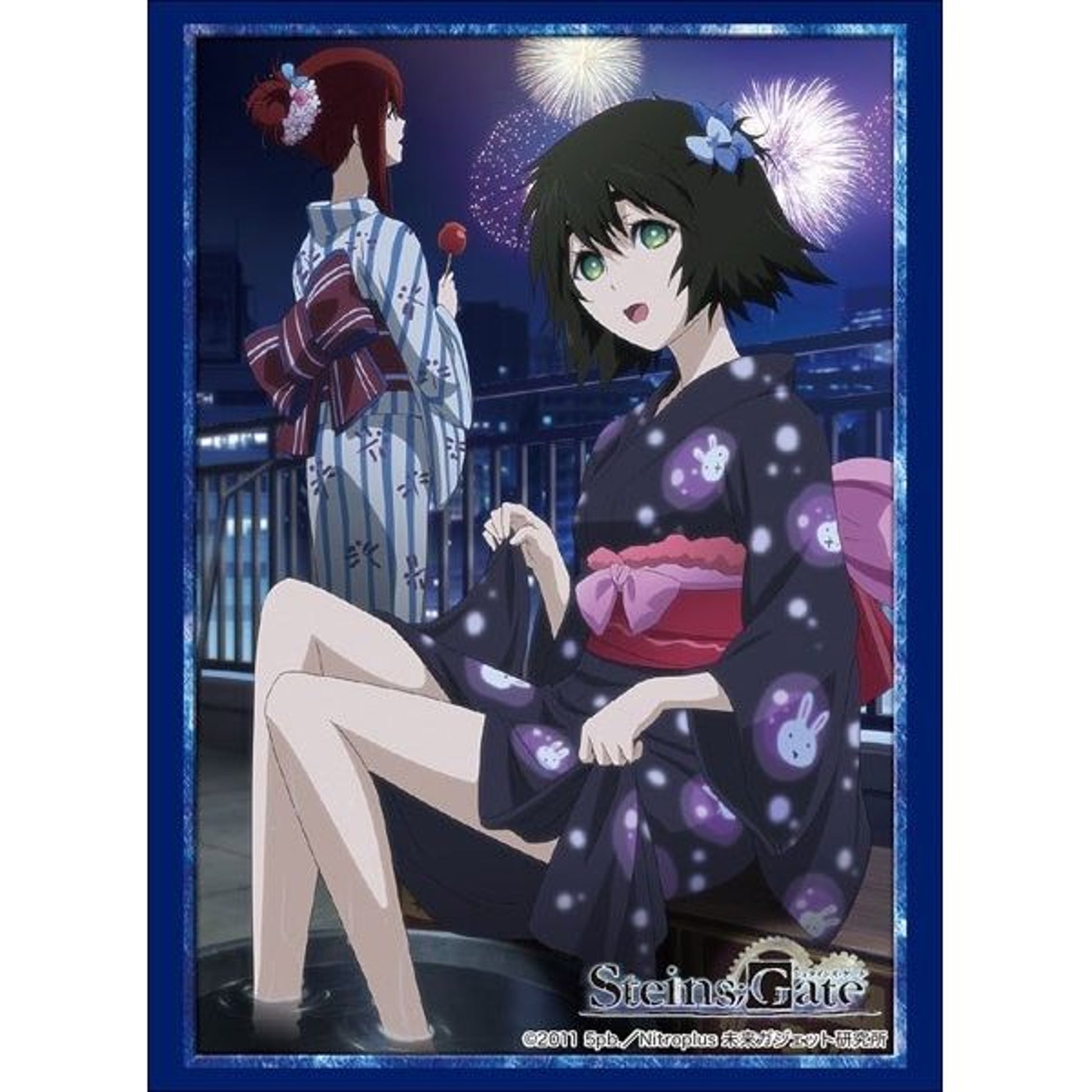 Image for Bushiroad Sleeve Collection HG Vol.1815: STEINS;GATE - Kurisu & Mayuri (Yukata ver.) (60-Pack) - Card Sleeves