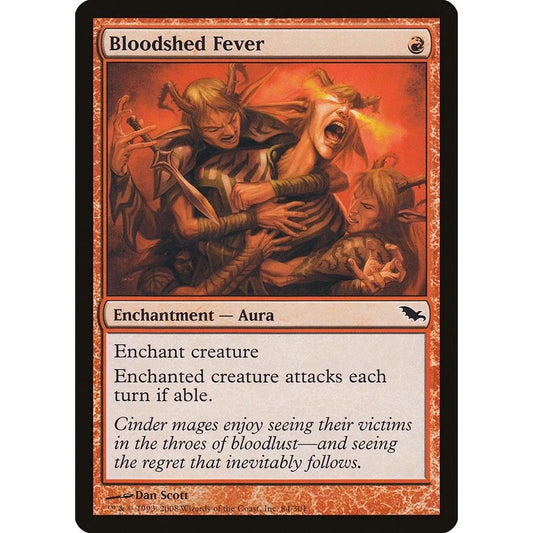 Image for Bloodshed Fever (84) (SHM) - Magic: The Gathering