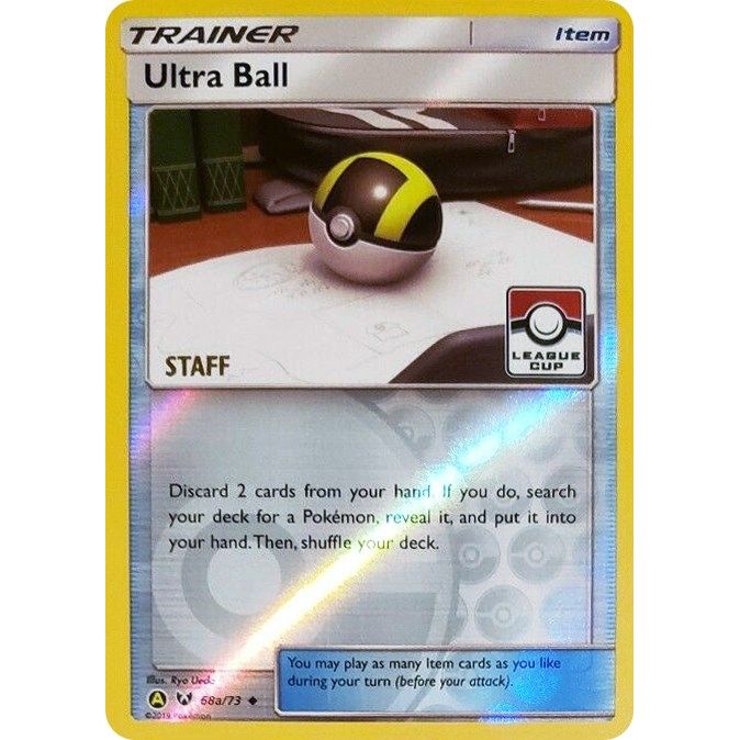 Image for Ultra Ball - 68a/73 (League Cup) [Staff] (068a/073) (PR) - Pokemon