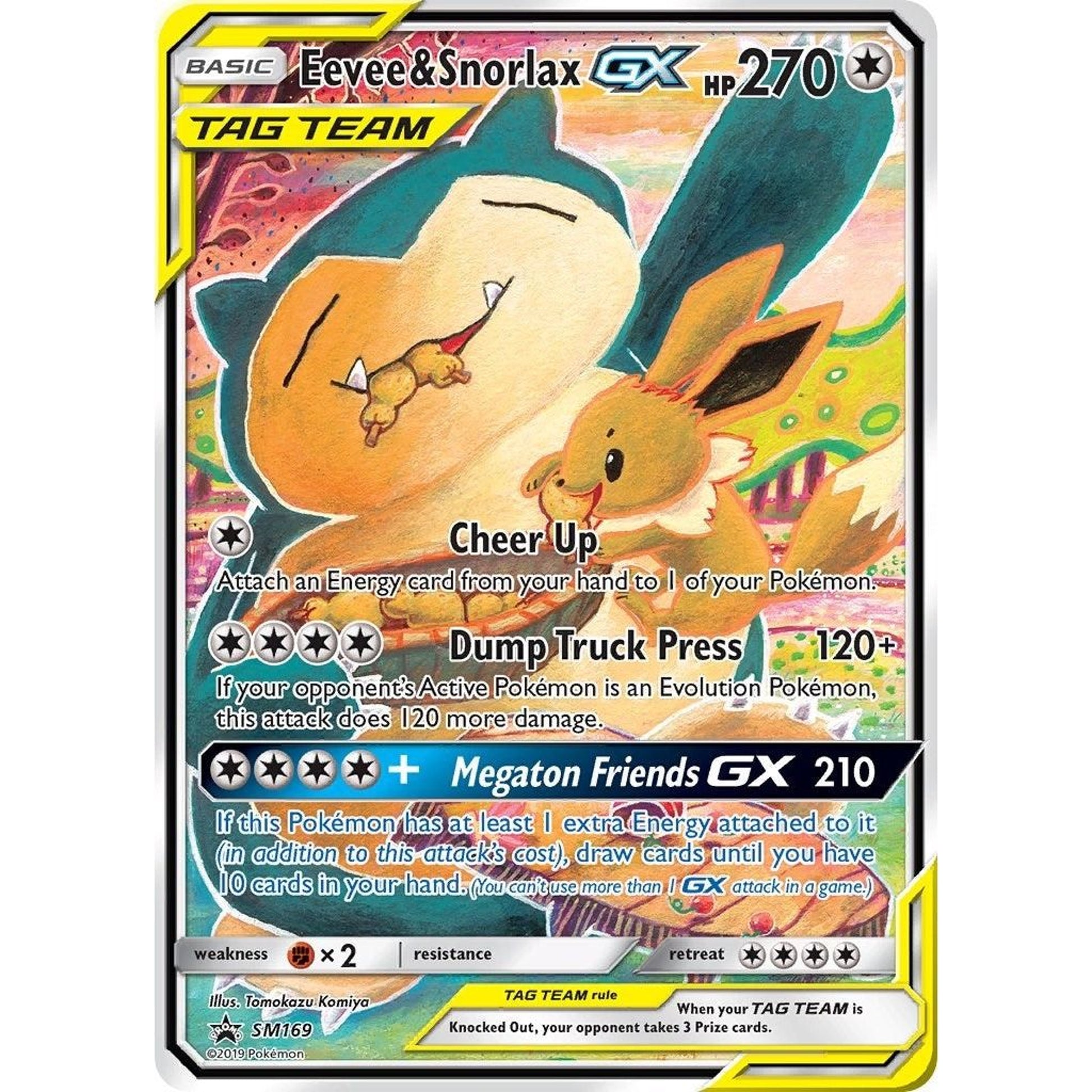Image for Eevee & Snorlax GX - SM169 (SM169) (SMP) - Pokemon