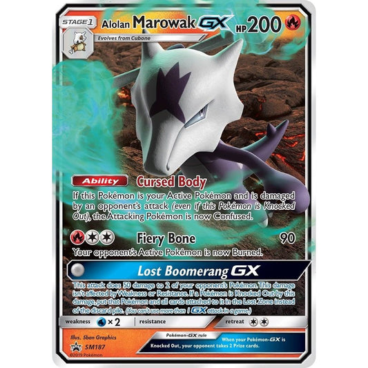 Image for Alolan Marowak GX - SM187 (SM187) (SMP) - Pokemon