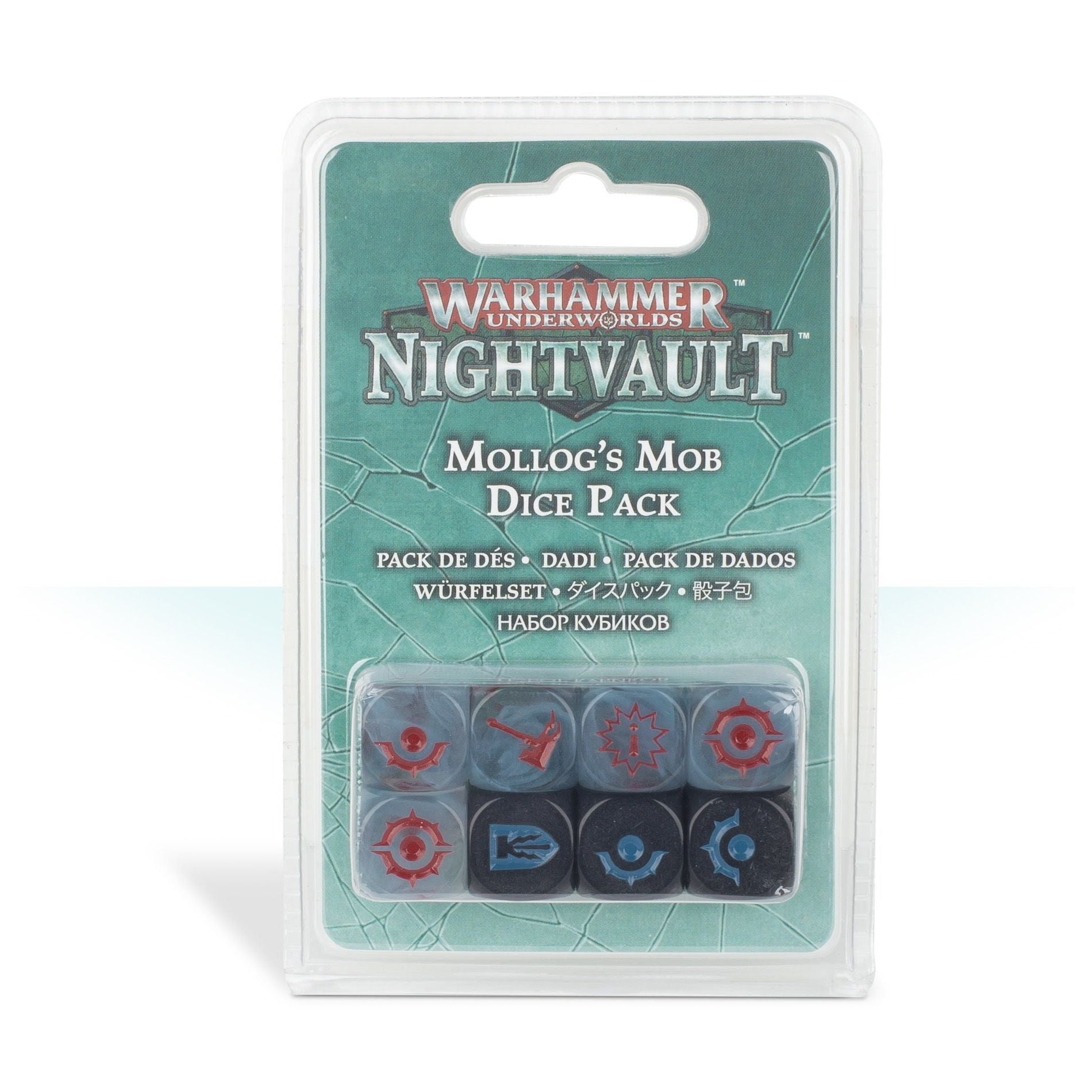 Image for Warhammer: Underworlds - Mollog's Mob Dice Pack (8-Pack) - Warhammer Game Accessories