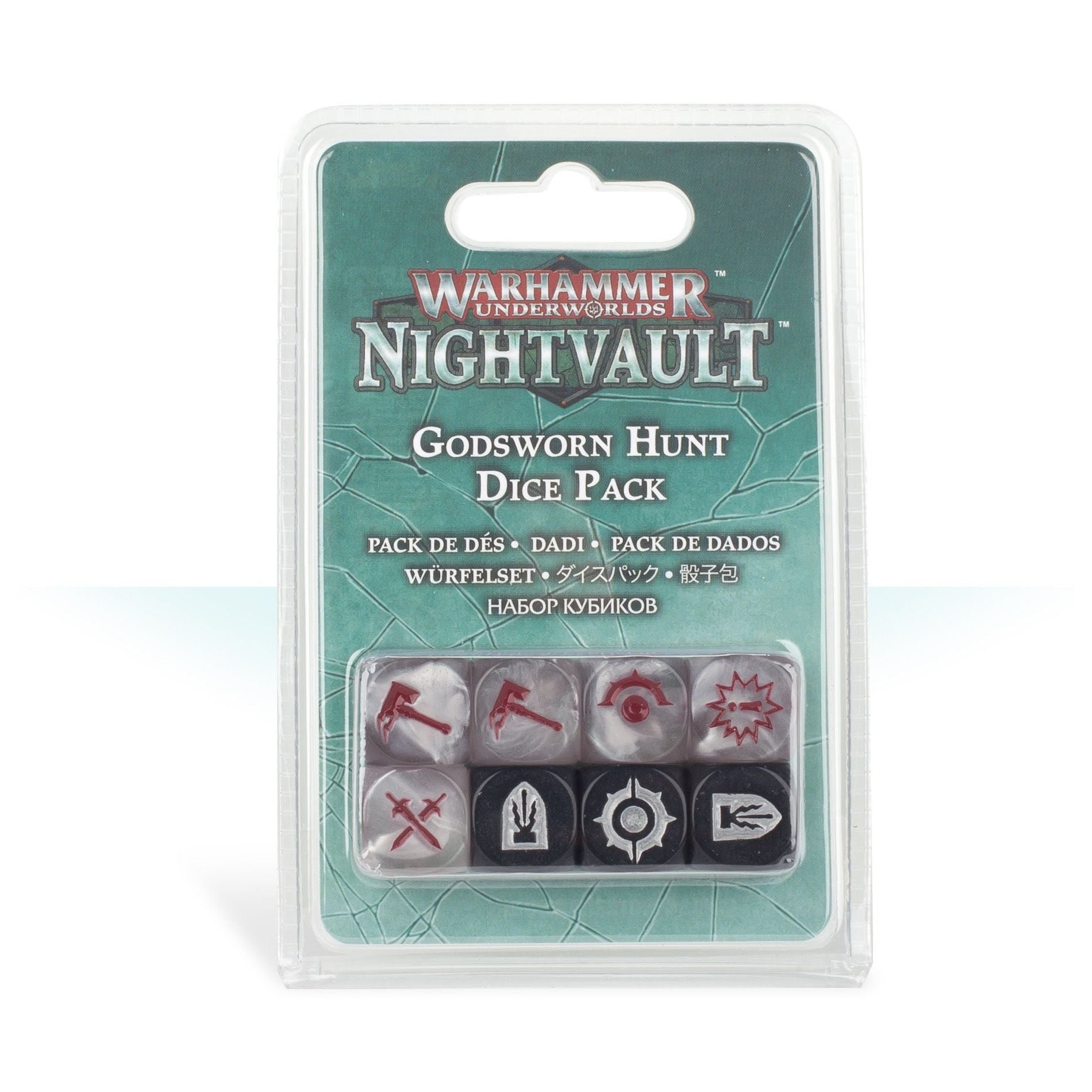 Image for Warhammer: Underworlds - Godsworn Hunt Dice Pack (8-Pack) - Warhammer Game Accessories
