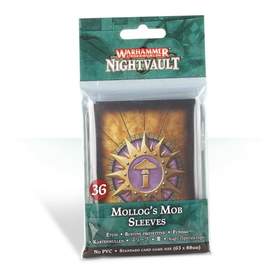 Image for Warhammer: Underworlds - Nightvault: Mollog's Mob Sleeves (36-Pack) - Warhammer Game Accessories