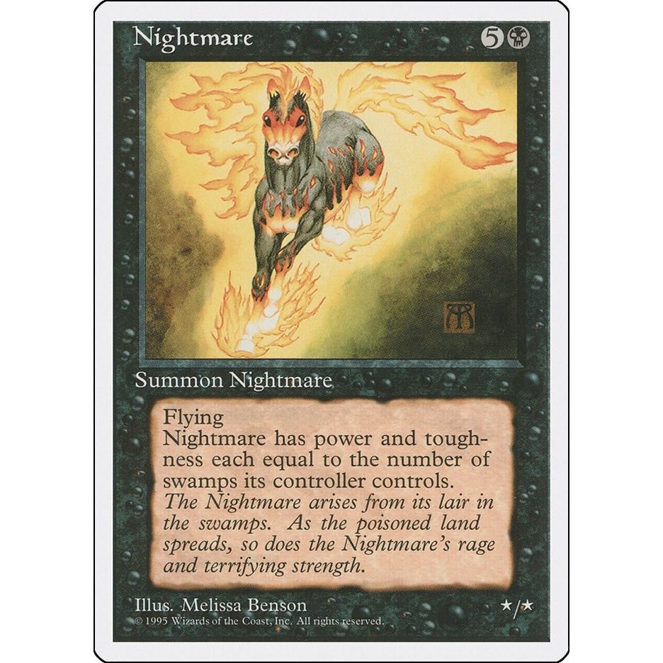 Image for Nightmare (4ED) - Magic: The Gathering