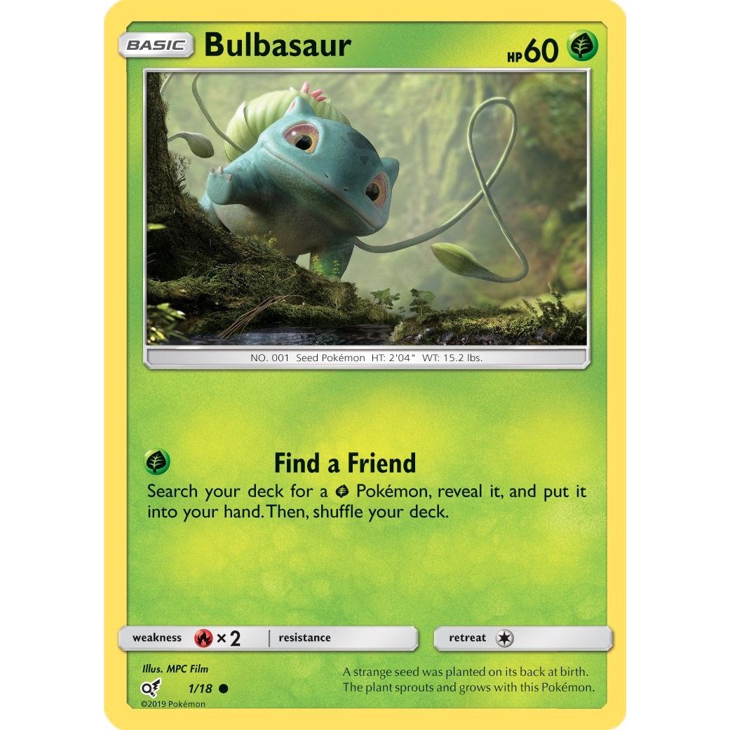 Image for Bulbasaur (Holo Common) (1/18) (DEP) - Pokemon