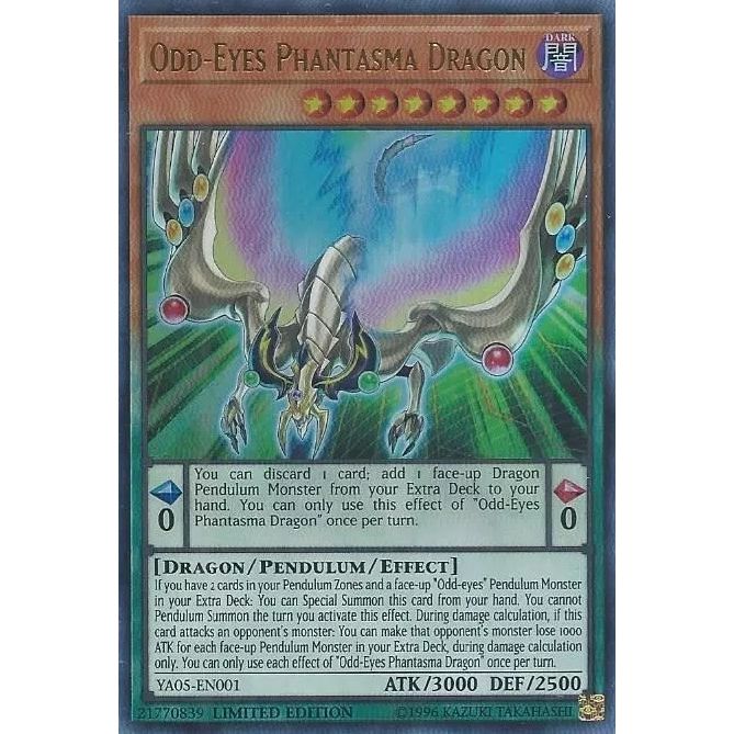 Image for Odd-Eyes Phantasma Dragon (YA05-EN001) (YA01) - YuGiOh