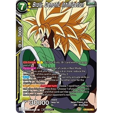 Image for Broly, Demonic Intimidation (Broly Pack Vol. 3) (P-110) (PR) - Dragon Ball Super: Masters